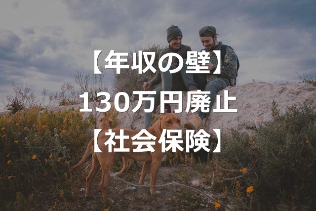 年収130万円の壁は崩壊？いつから廃止か【扶養から外れる】