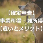 【副業】事業所得と雑所得の違いとは【確定申告+メリット比較】