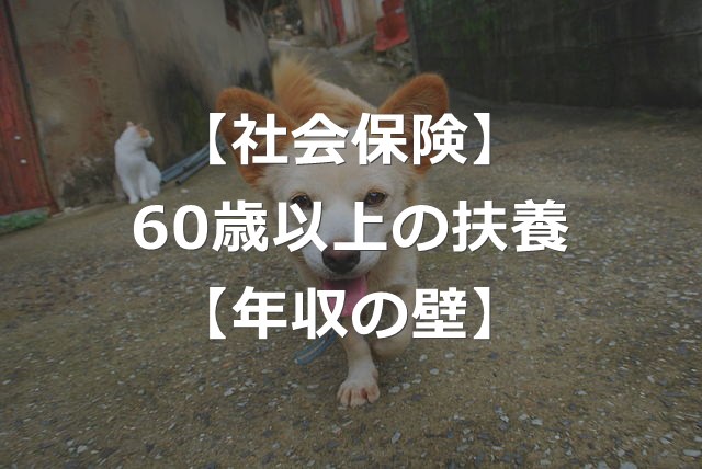 60歳以降、扶養に入れる年収は180万円に【社会保険】