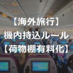 頭上の荷物棚、豪LCCで有料化【機内持ち込み手荷物4ルール】